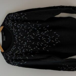 Vintage UNO&UNA silk blend beaded pullover one of a kind sweater special occasio
